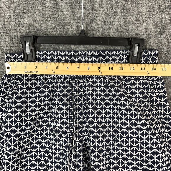 J Crew Pants Womens 4 Linen Bottoms Ankle Capri Tapered-Leg‎ Elastic-Waist Chino - Picture 7 of 11